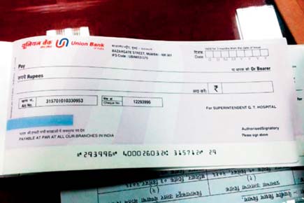 Mumbai: Rs 30L stolen from hospital's account through fake cheques