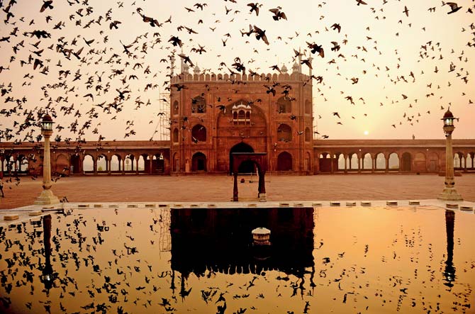 The Jama Masjid and other Delhi monuments play silent spectators in the book. Pic/AFP