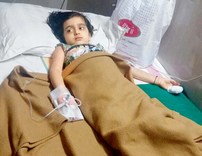 Five-year-old Jivika Mistri’s finger could not be fixed due to delayed medical attention