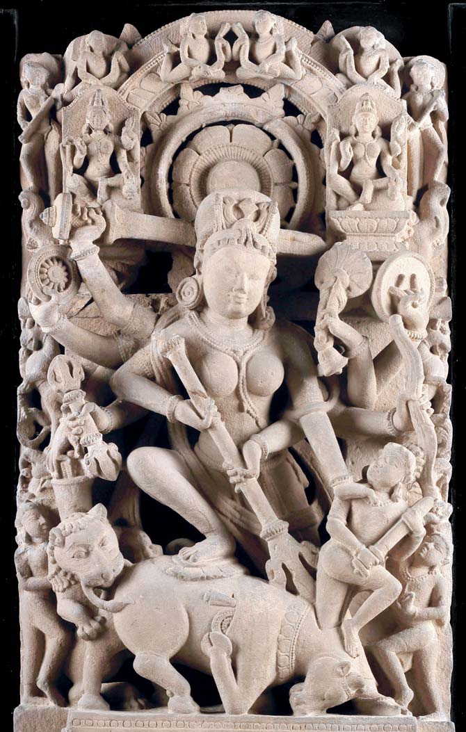 Mahishasuramardini (Durga slaying the buffalo demon). Pic/Saffronart