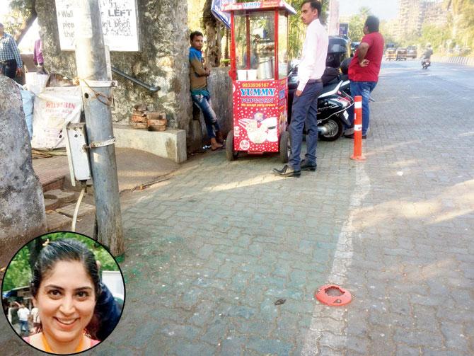 Natasha is a cyclist and runner who has over the last 5 years, participated in several athletic events One week after their installation, the orange bollards have already turned into a hazard