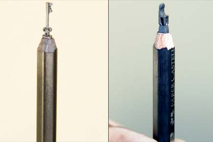 Make a point with pencils at this micro sculpting session