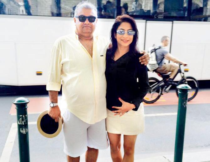 Peter and Indrani in happier times