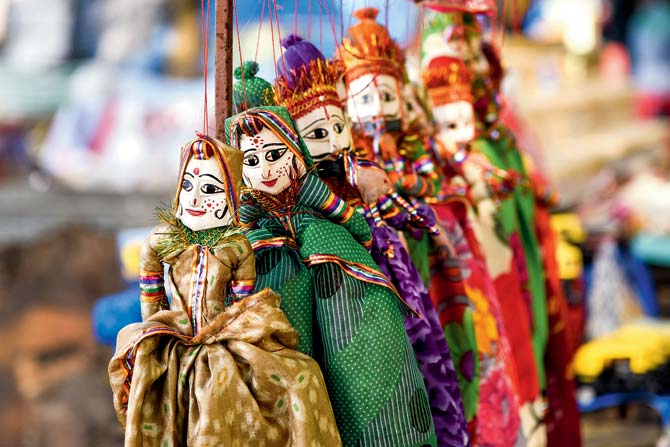 Rajasthani string puppets