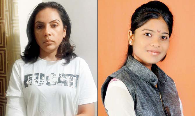 Shalini Pallav Jhala suffered a fracture in her right arm (right) main accused Rasika