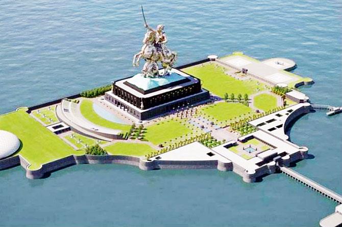 The Rs 3,600 crore memorial to Shivaji Maharaj will be built in the Arabian Sea