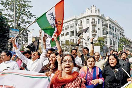TMC launches protests, BJP complains of lawlessness