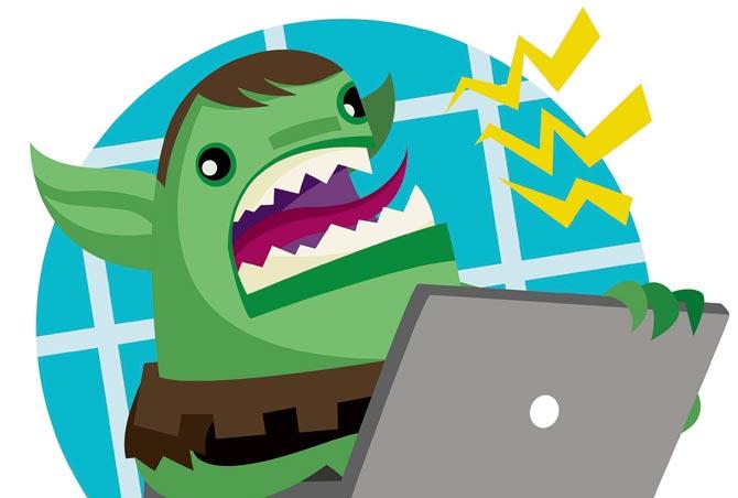 A troll is defined as “a person whose sole purpose in life is to seek out people to argue with on the Internet over trivial issues.” Representation Pic/Thinkstock