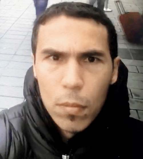 This file photo released by the Turkish police and taken from Dogan News Agency on January 2, 2017 shows the main suspect in the Reina nightclub rampage one day after a gunman killed 39 people, including many foreigners, in an attack at an upmarket nightclub in Istanbul where revellers were celebrating the New Year. Pic/AFP