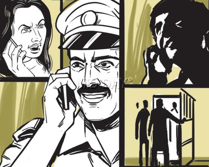 The daughter calls up the police; a neighbour informs the civic body, which sends a team. Illustrations/Ravi Jadhav