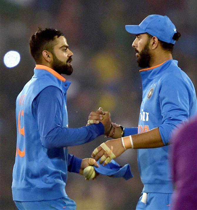 Virat Kohli and Yuvraj Singh