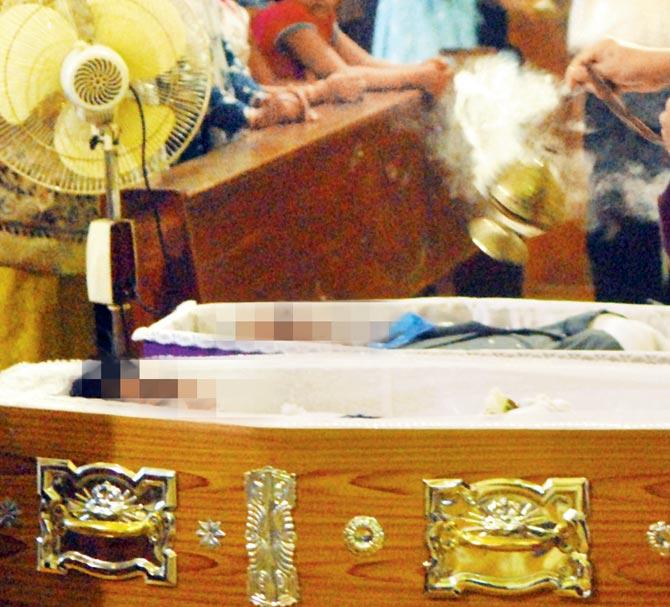 Wooden caskets are a drain on the environment and take longer to decompose. File pic