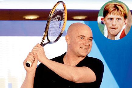 When Boris Becker's slip of tongue helped Andre Agassi beat him