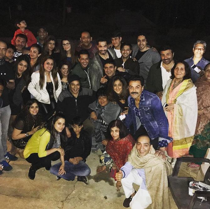 Bobby Deol celebrates birthday with family and friends in Lonavala. Pic/iambobbydeol Instagram account
