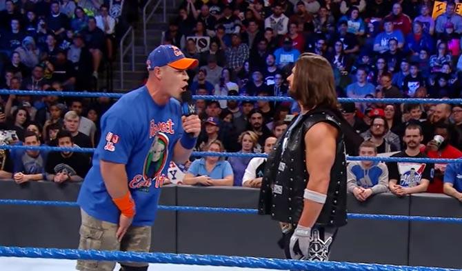 John Cena and AJ Styles