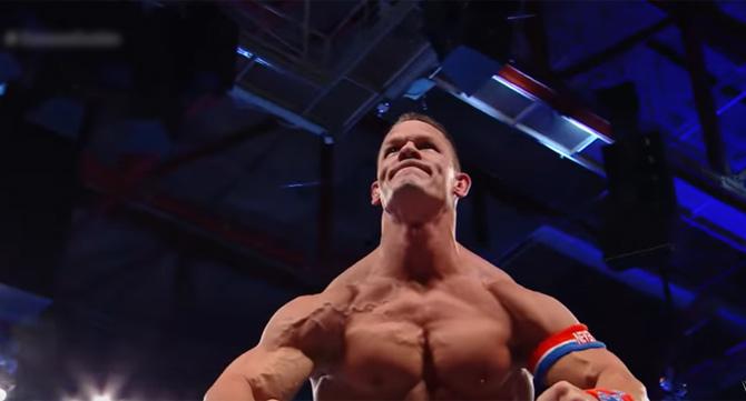 John Cena after his win