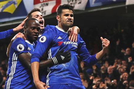 EPL: Diego Costa scores on return, Chelsea stretch lead at top of table