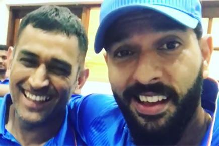Big hits! MS Dhoni and Yuvraj Singh's buddy selfie video is too cool