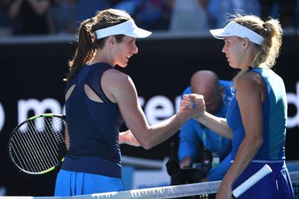 Australian Open: Johanna Konta beats former World No.1 Caroline Wozniacki in straight sets