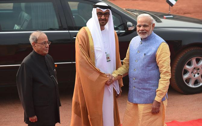 Modi, Abu Dhabi prince
