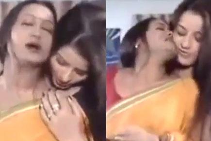 Gujarati Girl Lasebian Sex Video - Bigg Boss 10': Video clip of Monalisa's lesbian scene goes viral