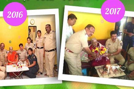 Mumbai woman, living alone for 25 years, rings in 83rd birthday with cops