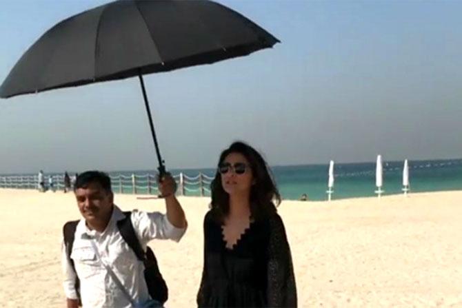 A still from the video that Parineeti Chopra deleted