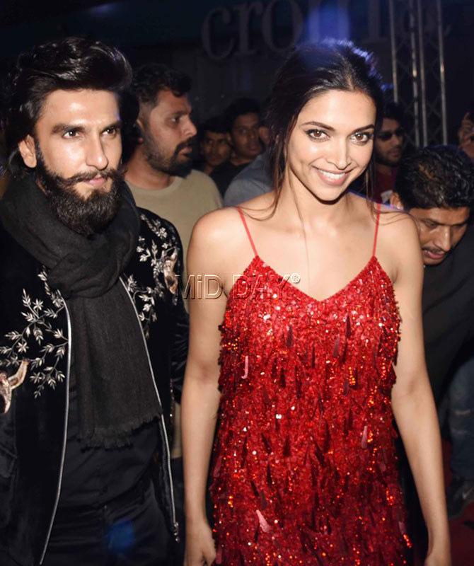 Ranveer Singh and Deepika Padukone