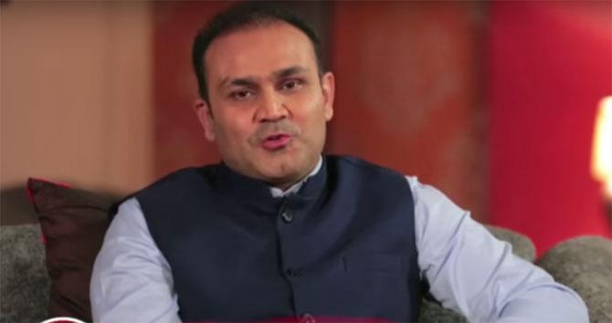 Virender Sehwag on his show 
