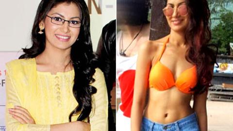 480px x 270px - Desi' girl goes glam! 'Kumkum Bhagya' actress Sriti Jha sizzles in bikini