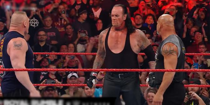 Undertaker, Brock Lesnar and Goldberg