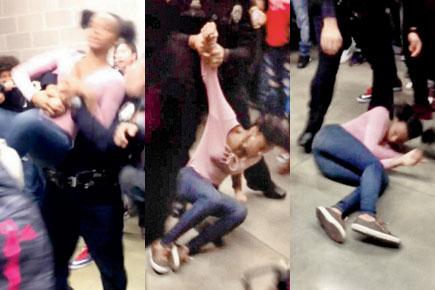Viral Video: Outrage as cop body-slams black girl to the ground
