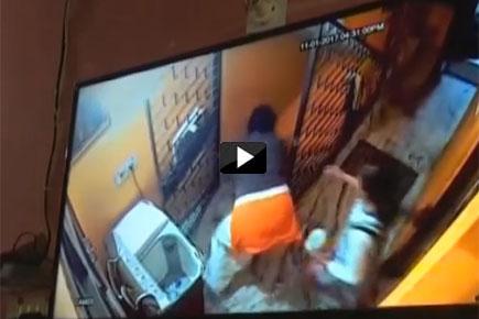 Shocking Video: Mother flings 2-year-old son down the stairs 