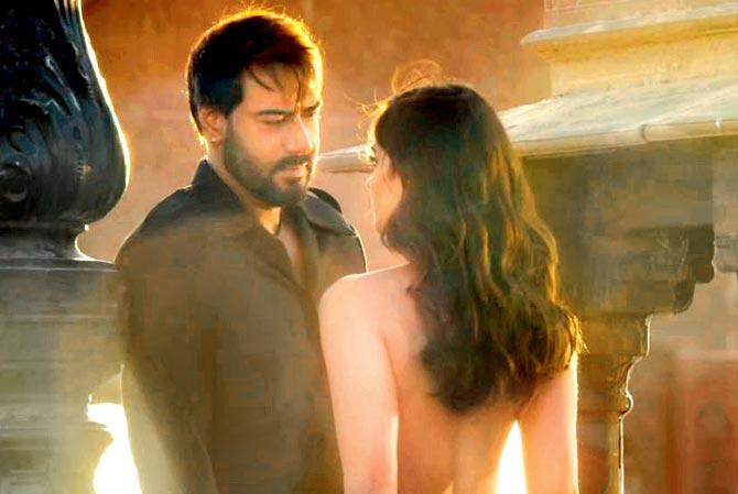 670px x 449px - Ajay Devgn on 'Baadshaho' intimate scene: We have not made a porn film
