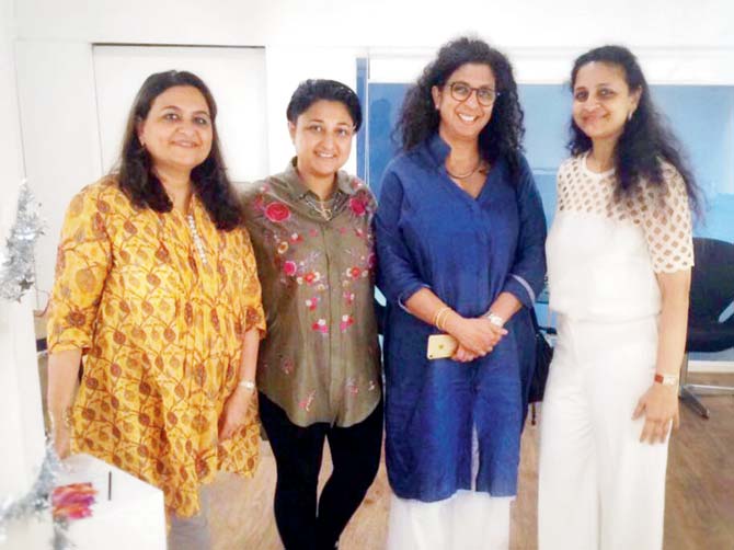 Anupa Mehta, Sharmistha Ray, Shireen Gandhy and Vasudha Ruia 
