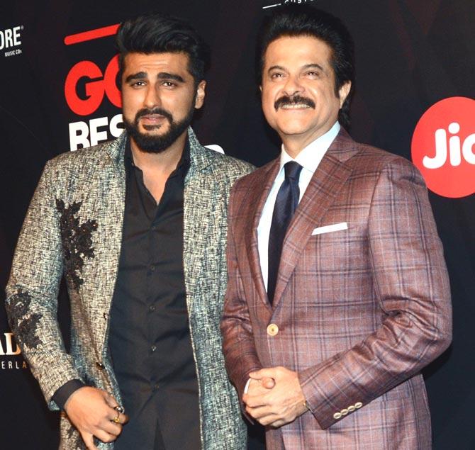 Arjun Kapoor with uncle Anil Kapoor