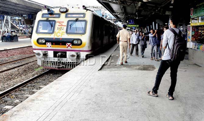Platform levelling work at Bandra railway station is yet to be completed