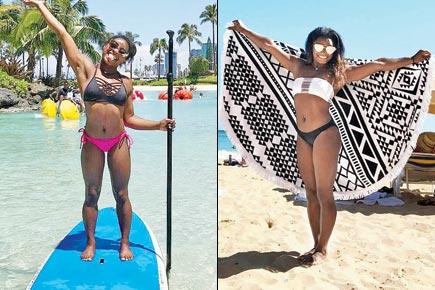 Bikini-clad Simone Biles slams troll who accused her of partying non-stop
