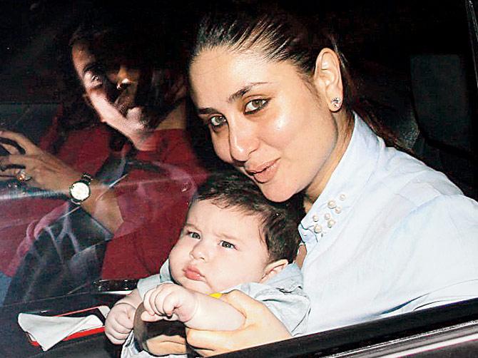 Kareena Kapoor Khan with son Taimur