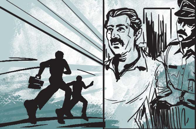 When the cops come to enquire, they tell them about the robbery and the man is arrested. Illustrations/Ravi Jadhav