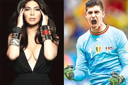 Thibaut Courtois gets cosy with Michael Phelps' ex-girlfriend Brittny Gastineau