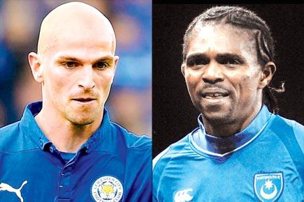 Argentine star Esteban Cambiasso and Nigerian Nwankwo Kanu for U-17 draw