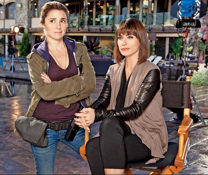 Shiri Appleby and Constance Zimmer in the still from Unreal