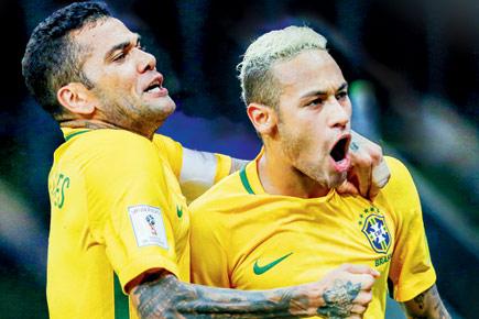 Be selfish!: Paris St Germain's Dani Alves tells Barcelona's Neymar
