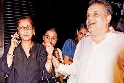 Dimple Kapadia's evening out with friends