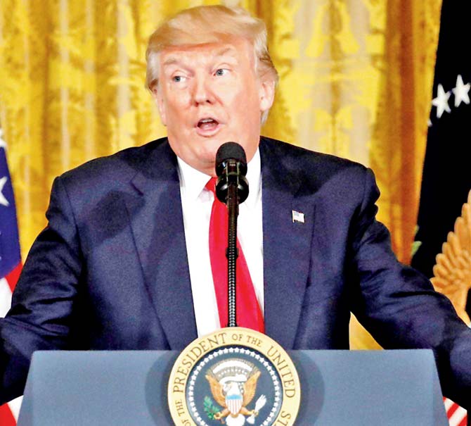 Donald Trump. Pic/AFP