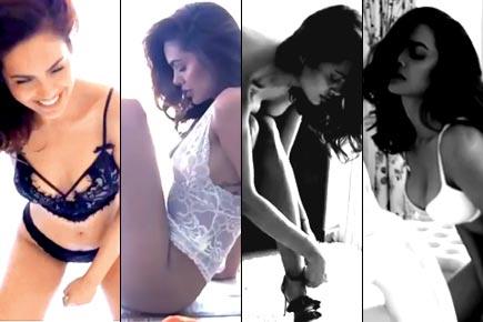 Esha Gupta shows off her curves in this sexy lingerie photo shoot