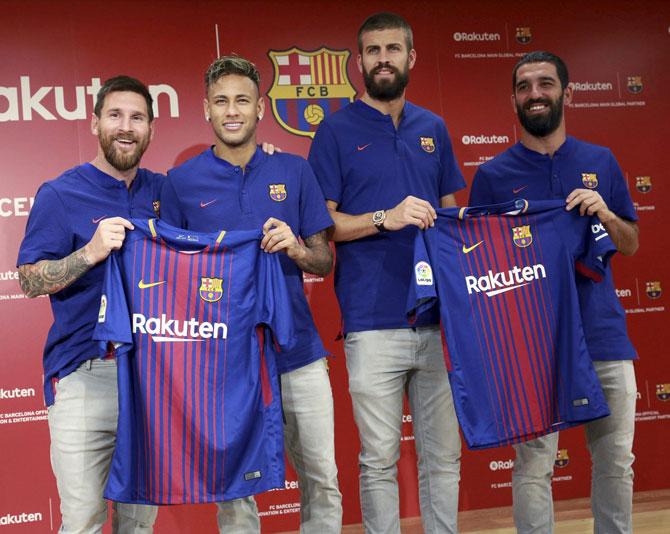  From left, FC Barcelona