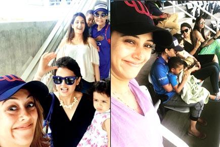 Hazel Keech enjoying the Caribbean with other WAGs of Indian cricket