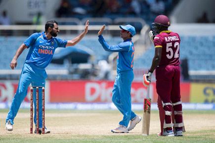 Mohammad Shami scalps four, India restrict West Indies to 250/9 in fifth ODI